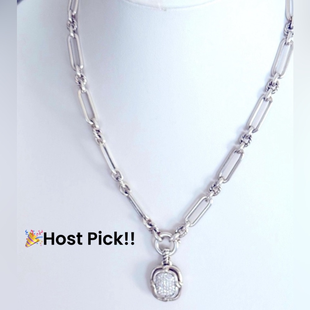 HP 🎉David Yurman Labyrinth Diamond Enhancer - Picture 4 of 15